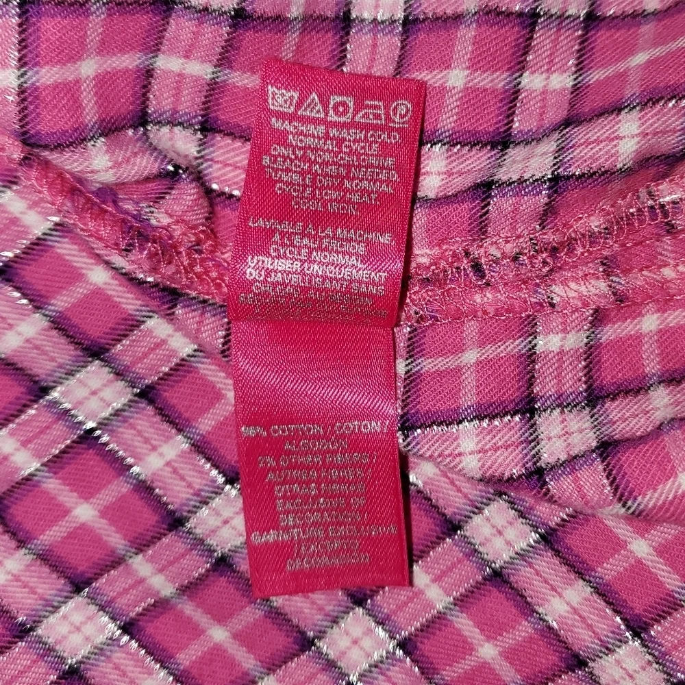 Victoria Secret Flannel Nightgown in Pink Plaid 💗 - Picture 8 of 10